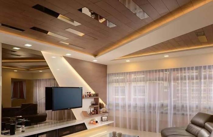 طرح کناف پذیرایی برای زیبایی سالن نشیمن 33 طرح کناف پذیرایی - طرحهای سقف کاذب مدرن برای سالن