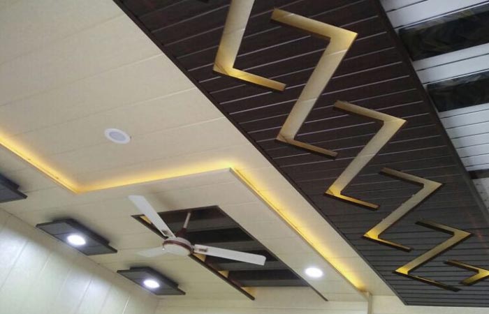 سقف PVC کاذب چیست؟ مزایا و معایب آن 23 سقف کاذب PVC -طرحهای سقف کاذب پی وی سی هندسی