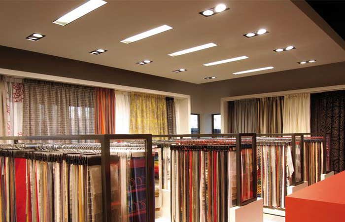 طراحی سقف کاذب - طرح‌های سقف کاذب برای فروشگاه‌ها