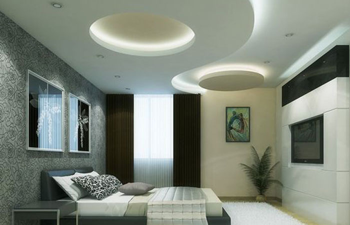 سقف کاذب گچی - سقف کاذب اتاق خواب