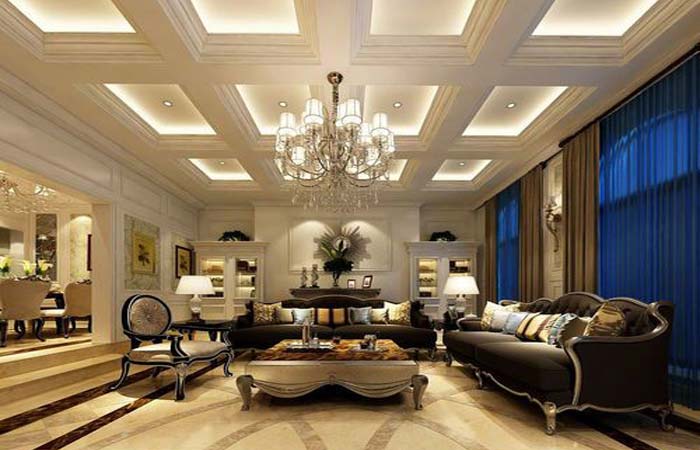 سقف کاذب گچی - اتاق نشیمن