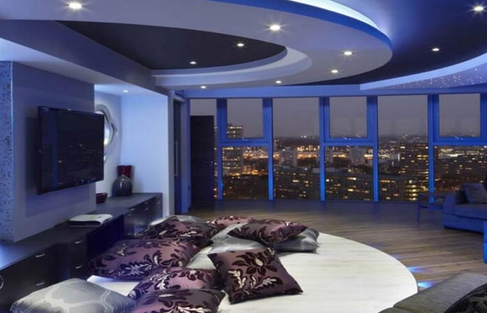 سقف کاذب گچی - سقف کاذب سالن