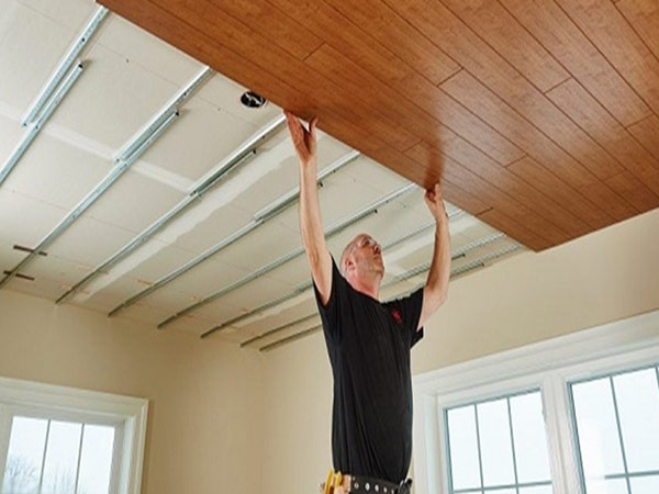 دکوراسیون مغازه - سقف مغازه بعد از بازسازی