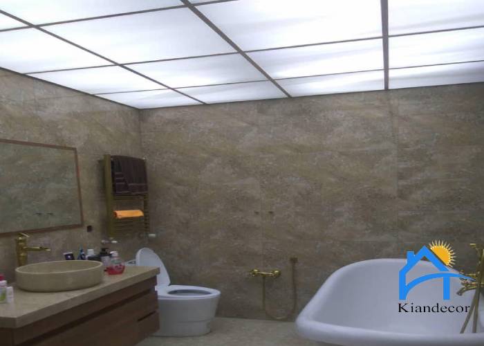 5 سقف کاذب طلقی یا پلکسی سرویس بهداشتی