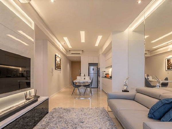 کناف پشت تلویزیون - انواع مدل‌های کناف پشت تلویزیون