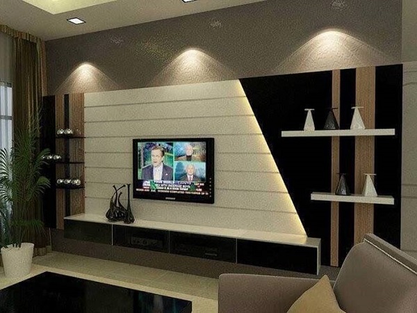 کناف پشت تلویزیون - اهمیت نورپردازی در پشت تلویزیون ال سی دی