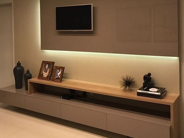 کناف پشت تلویزیون - رنگ مناسب کناف پشت تلویزیون