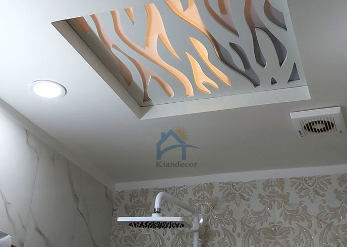 سقف کاذب حمام 27 سقف کاذب حمام - کاشیهای سقفی پلی استایرن