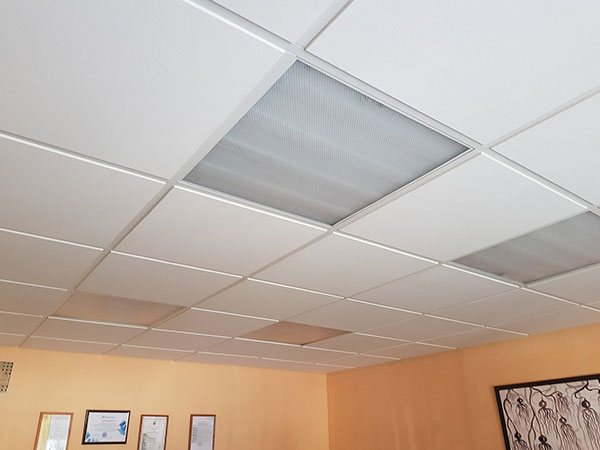 سقف کاذب آکوستیک - از نظر شیوه نصب سقف کاذب آکوستیک