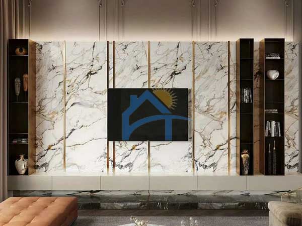 سنگ اسلوب پشت تلویزیون -  انواع سنگ اسلب