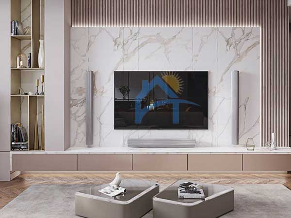 سنگ اسلوب پشت تلویزیون -سرامیک اسلب پشت تلویزیون