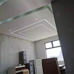 قیمت سقف کناف و لاین نوری | اجرای حرفهای کناف و نورپردازی 67 اجرای چراغ خطی در کناف
