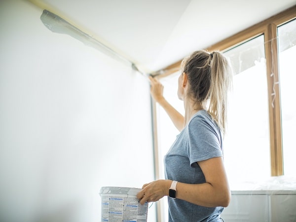 رنگ آمیزی کناف سقف چگونه انجام می شود؟ 15 رنگ آمیزی کناف - رنگ آمیزی کناف آشپزخانه