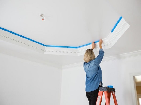 رنگ آمیزی کناف سقف چگونه انجام می شود؟ 12 رنگ آمیزی کناف -مراحل رنگ آمیزی کناف