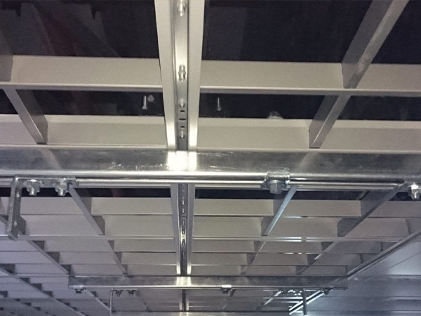 سقف کاذب اتاق سرور - اجزای سقف کاذب: