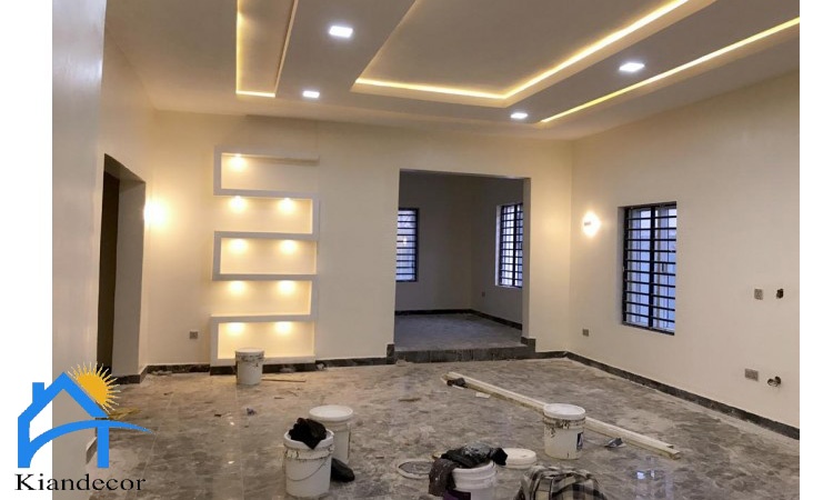 نورپردازی سقف پذیرایی کوچک