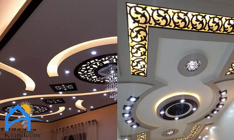سقف کاذب مدل سنتی و کلاسیک 4 مدل های سقف کاذب مدل سنتی و کلاسیک