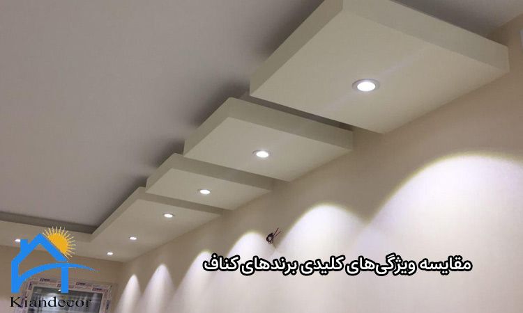 عملکرد فنی و کاربردی برندهای سقف