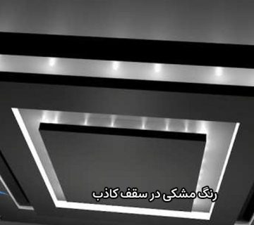 رنگ مشکی در سقف کاذب