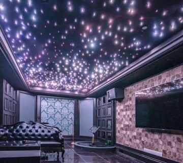 سقف کشسان فیبر نوری