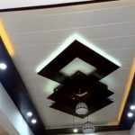 کناف سقف پذیرایی ال شکل