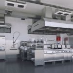 سقف کاذب آشپزخانه صنعتی