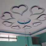 کناف اتاق خواب طرح قلب