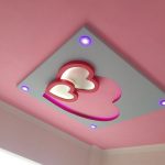 کناف اتاق خواب طرح قلب