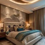 طراحی سقف اتاق خواب مدرن
