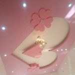 کناف اتاق خواب طرح قلب