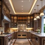 کناف سقف آشپزخانه کلاسیک