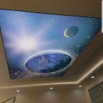 سقف کشسان طرح کهکشان