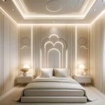 کناف سقف اتاق خواب مدرن