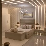 کناف سقف اتاق خواب مدرن