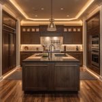 کناف سقف آشپزخانه کلاسیک