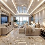 سقف کاذب اتاق خواب مدرن