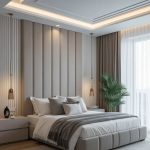 کناف سقف اتاق خواب جدید