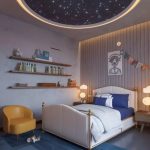 سقف اتاق خواب جوان