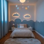 کناف اتاق کودک ماه و ستاره