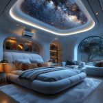 سقف اتاق خواب جوان