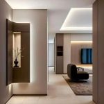 طرح کناف دیوار پذیرایی